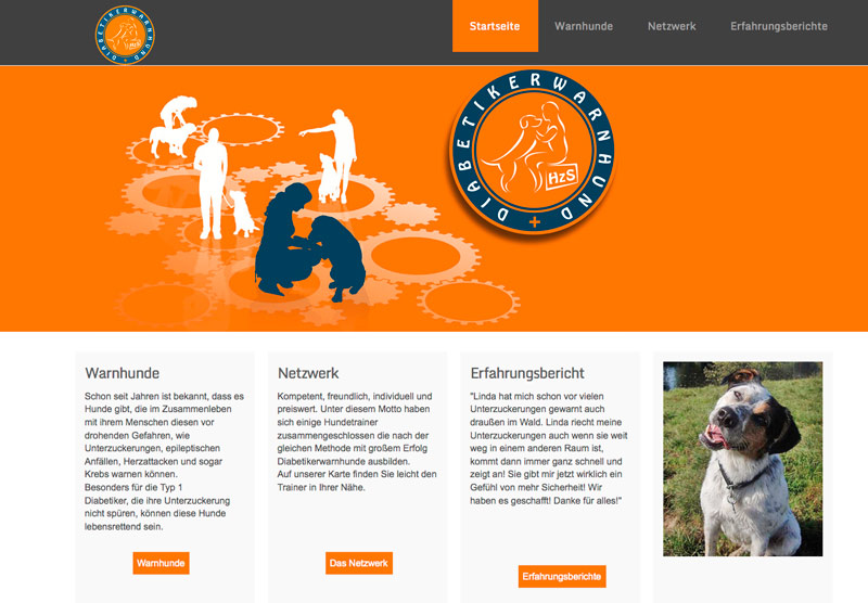 Screenshot Diabetiker Warnhunde Screenshot Diabetiker Warnhunde